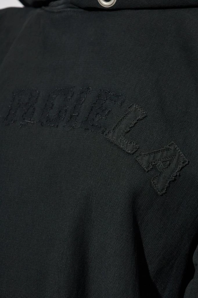 MAISON MARGIELA Maison Margiela Long Sleeve Logo Appliqué Hoodie 4