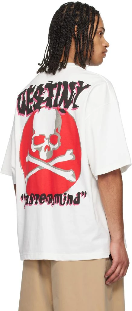 mastermind JAPAN White Boxy 'Destiny' T-shirt 3