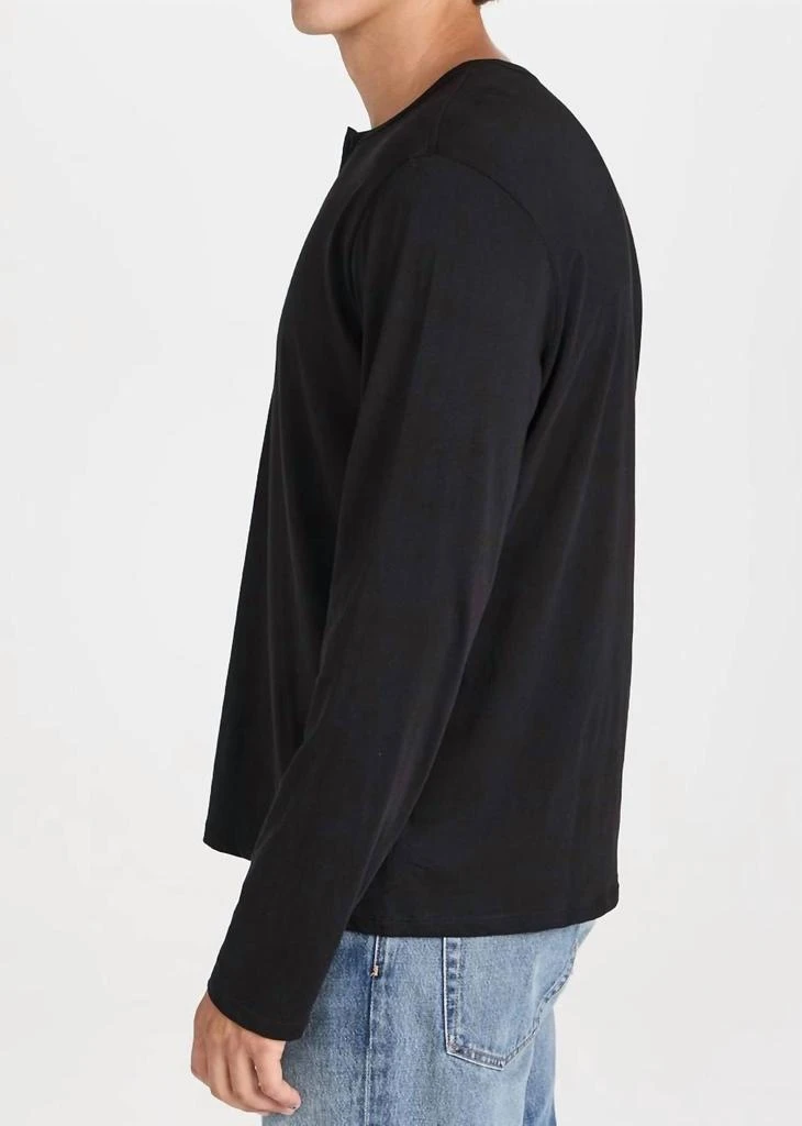 ATM Atm - Classic Jersey Long Sleeve Henley Top 3