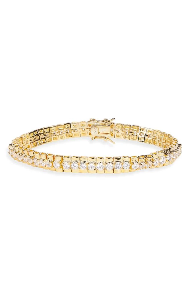 Nordstrom Cubic Zirconia Inset Tennis Bracelet
