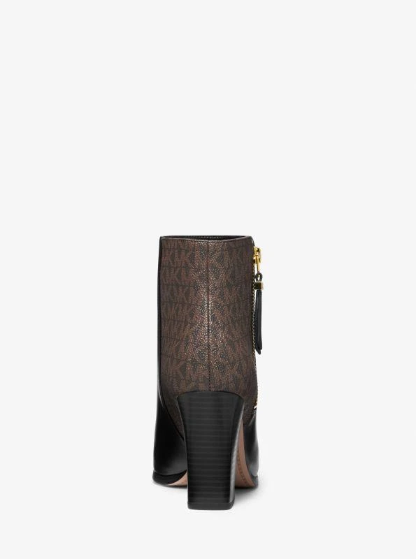 Michael Kors Britt Signature Logo Trim Ankle Boot 4