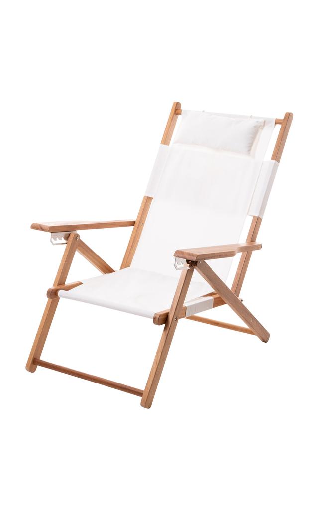 Business & Pleasure Business & Pleasure - The Tommy Beach Chair - White - Moda Operandi