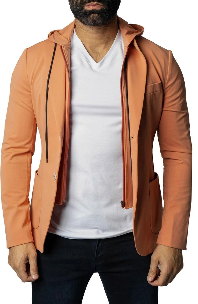 Maceoo Carnelian Stretch Jacket 
Removable Hooded Bib 9