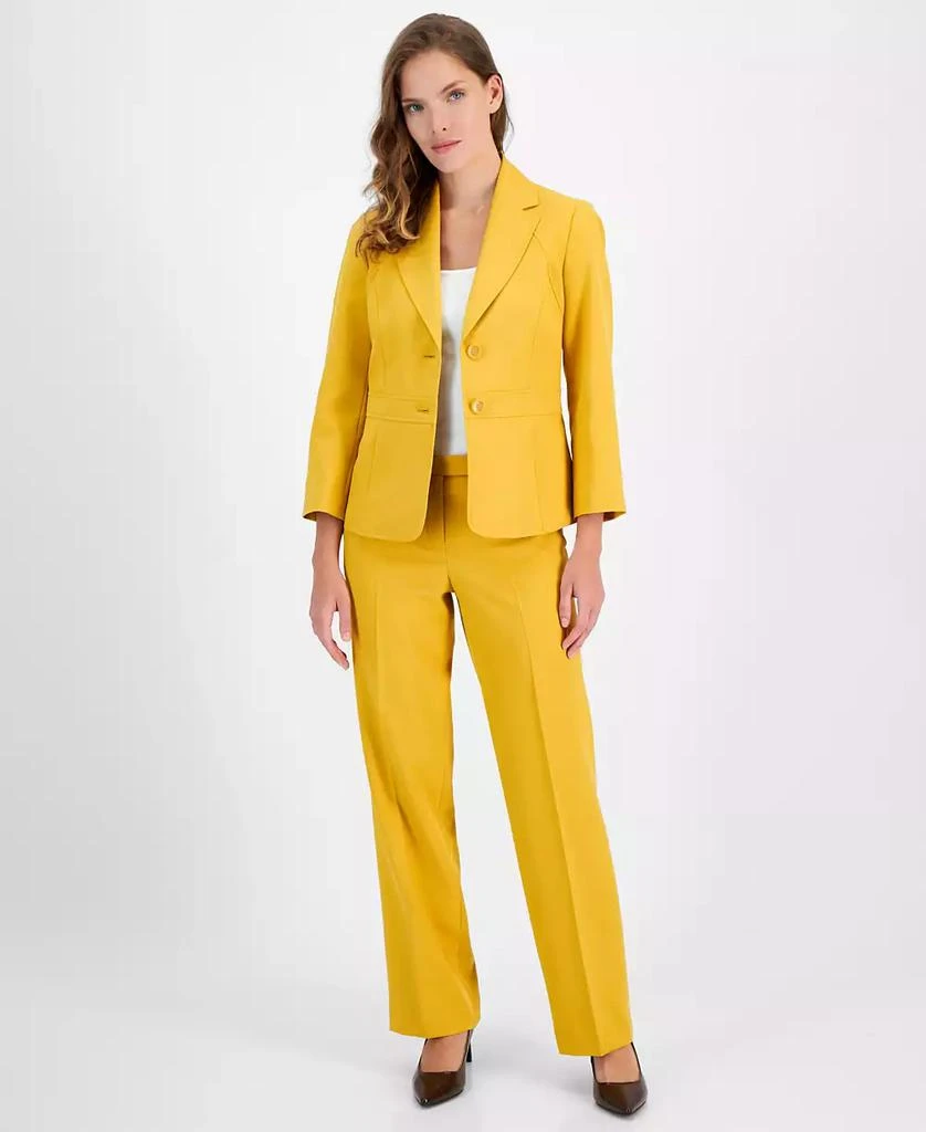 Le Suit Women
s Crepe Two-Button Blazer 
Pants, Regular and Petite 1