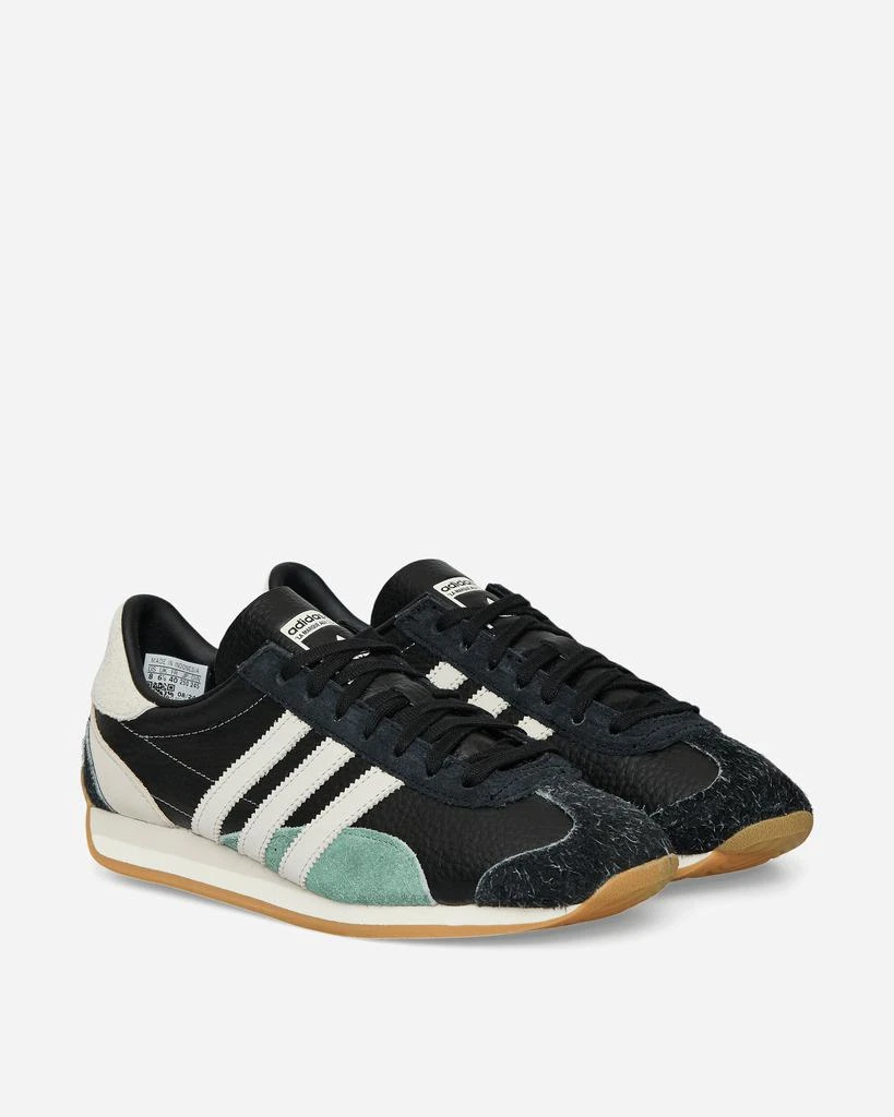 Adidas Women's Country OG Sneakers Core Black / Cloud White / Silver Green 3