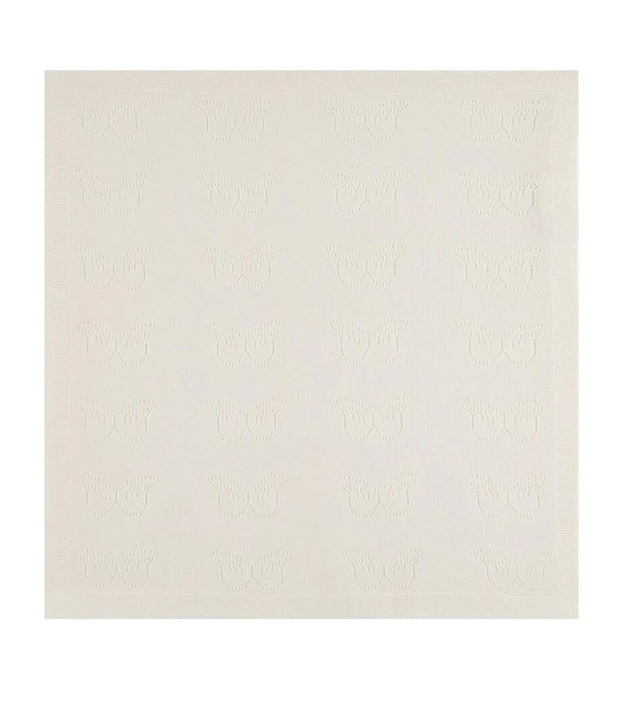 Marie Chantal Cashmere Angel Wing Pointelle Blanket 1
