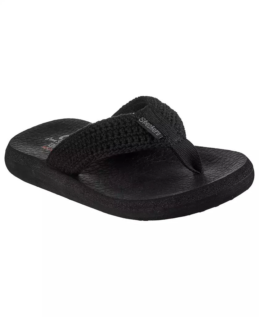 SKECHERS Women's Cali Asana Valley Chic Flip Flop Thong Sandals from Finish Line 1