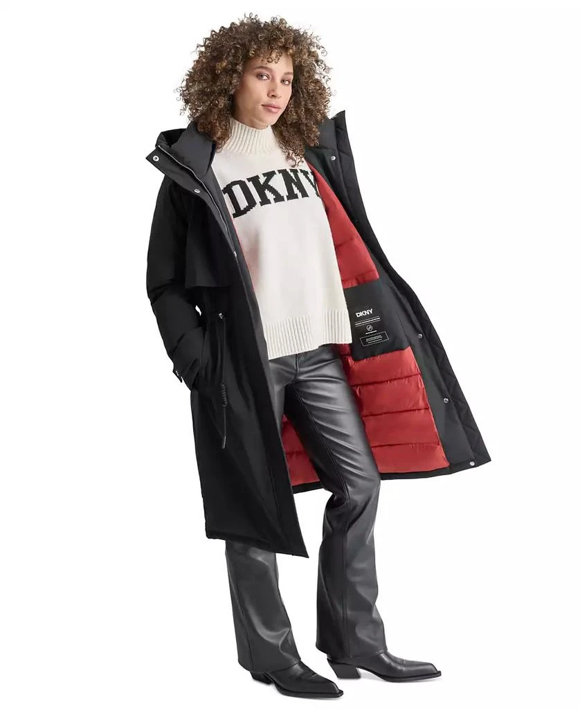 Women's Hooded Long-Sleeve Anorak Puffer Coat – On Sale Now with - Main Image