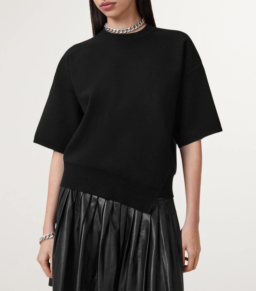ALL SAINTS Knitted Remi T-Shirt 4