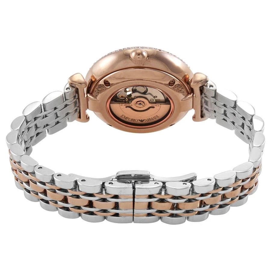 Emporio Armani GIANNI T-BAR Automatic Crystal Ladies Watch AR60019 3