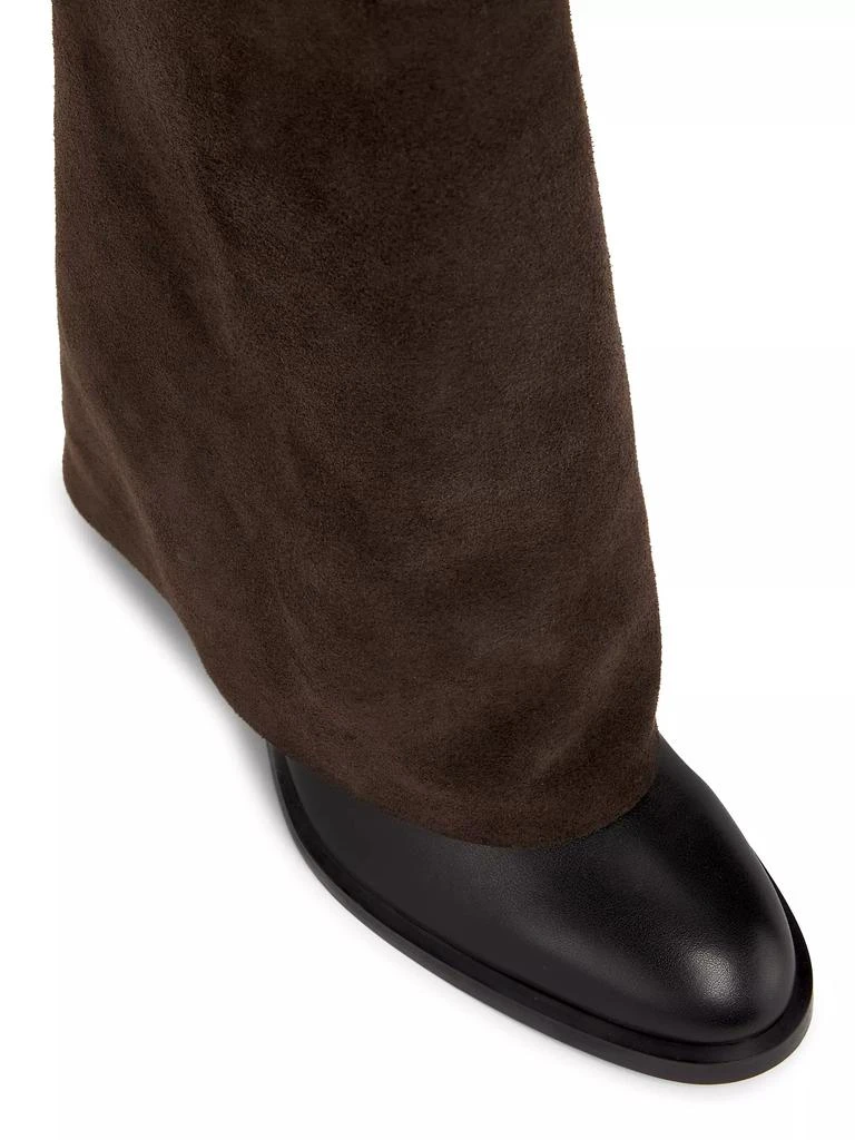 See by Chloé Melia Suede & Leather Foldover Boots 4