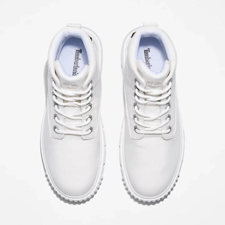 Timberland Greyfield Canvas Boots for Women in White 2