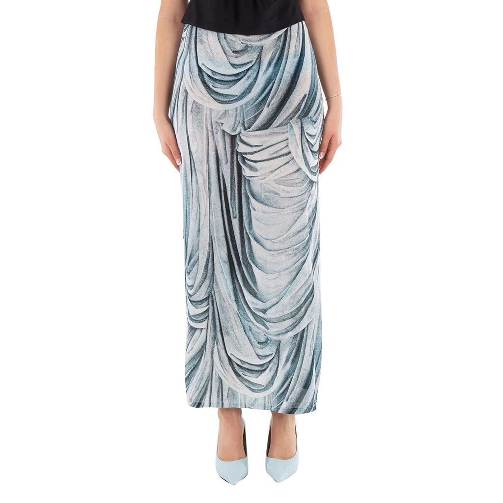 Rabanne Rabanne Ladies Blue Long Jersey Skirt, Brand Size 36 (US Size 4)