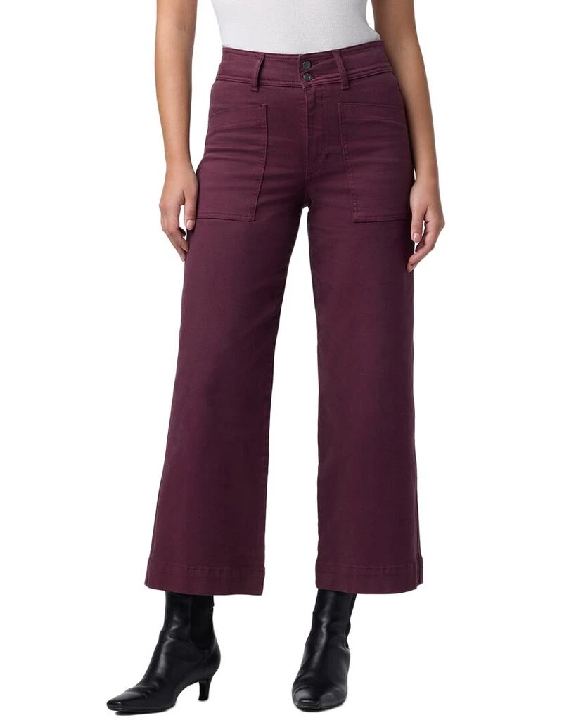 Joe's Jeans Vineyard Wine Wide Leg Cargo Ankle Jean 1