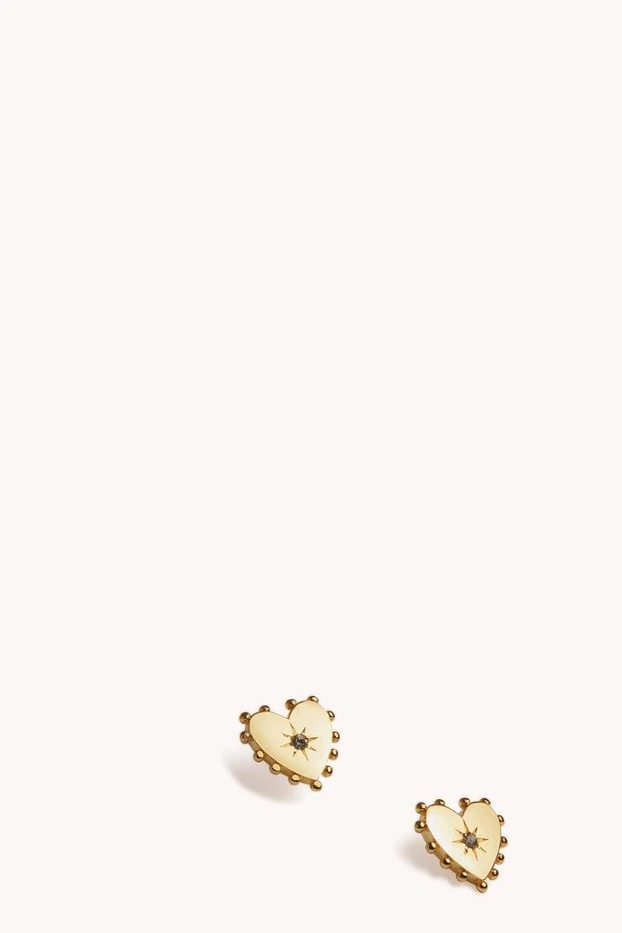 Rebecca Minkoff Studded Heart Stud Earring 2