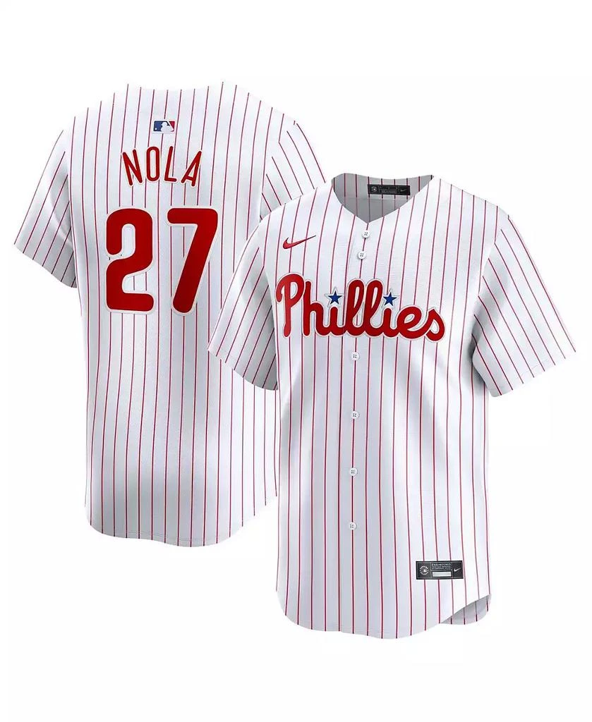 NIKE Men's Aaron Nola White Philadelphia Phillies Home Limited Player Jersey 1