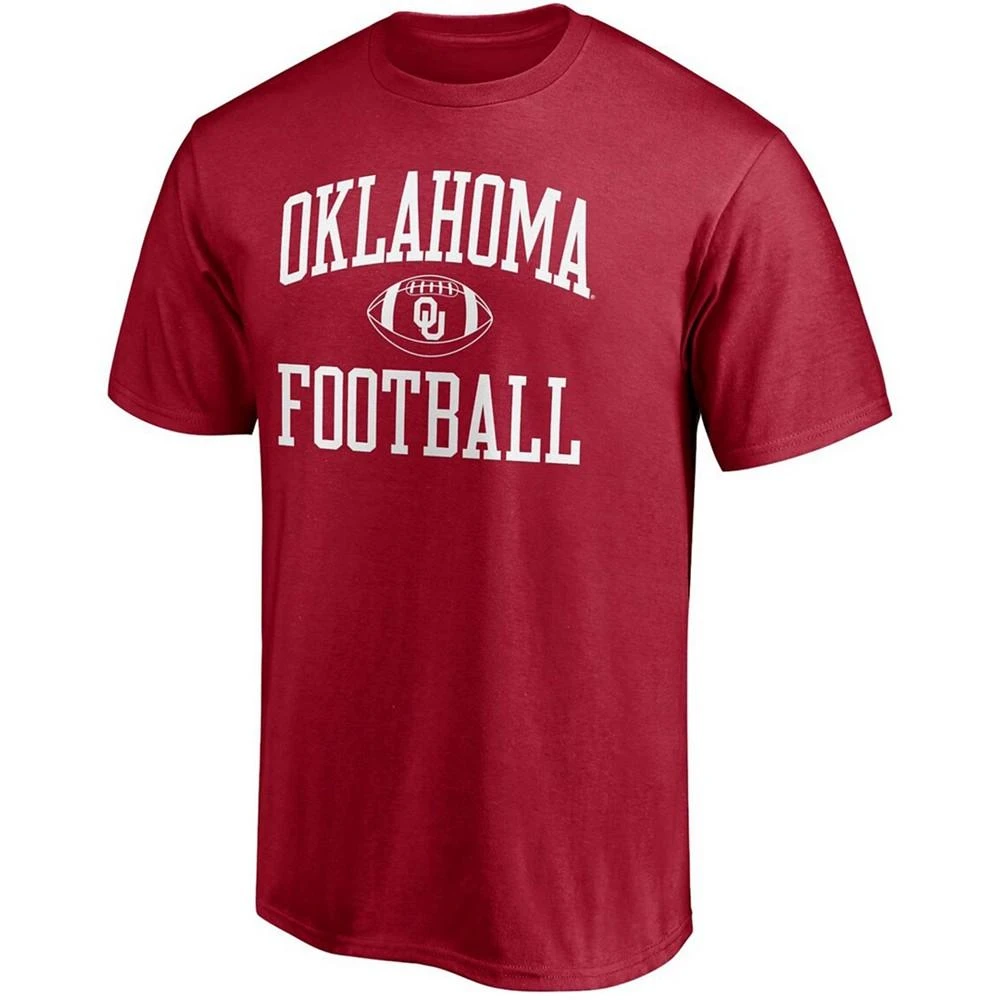 Fanatics Men's Crimson Oklahoma Sooners First Sprint Team T-shirt 3