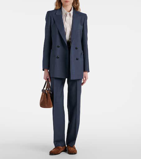 BLAZÉ MILANO Alie double-breasted wool and mohair blazer