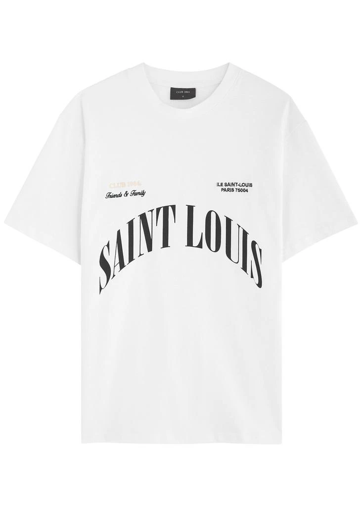 CLUB 1984 Saint Louis printed cotton T-shirt  1