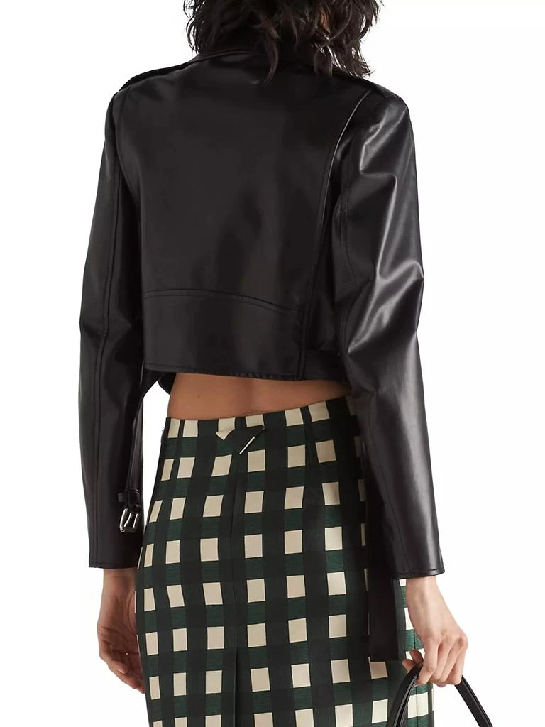 Prada Nappa Leather Biker Jacket 3