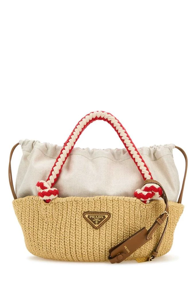 Prada RAFFIA SMALL HANDBAG 1