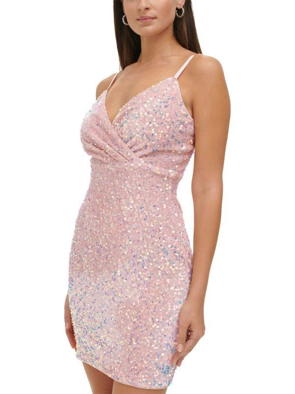GUESS Sequin Velvet Mini Dress 3