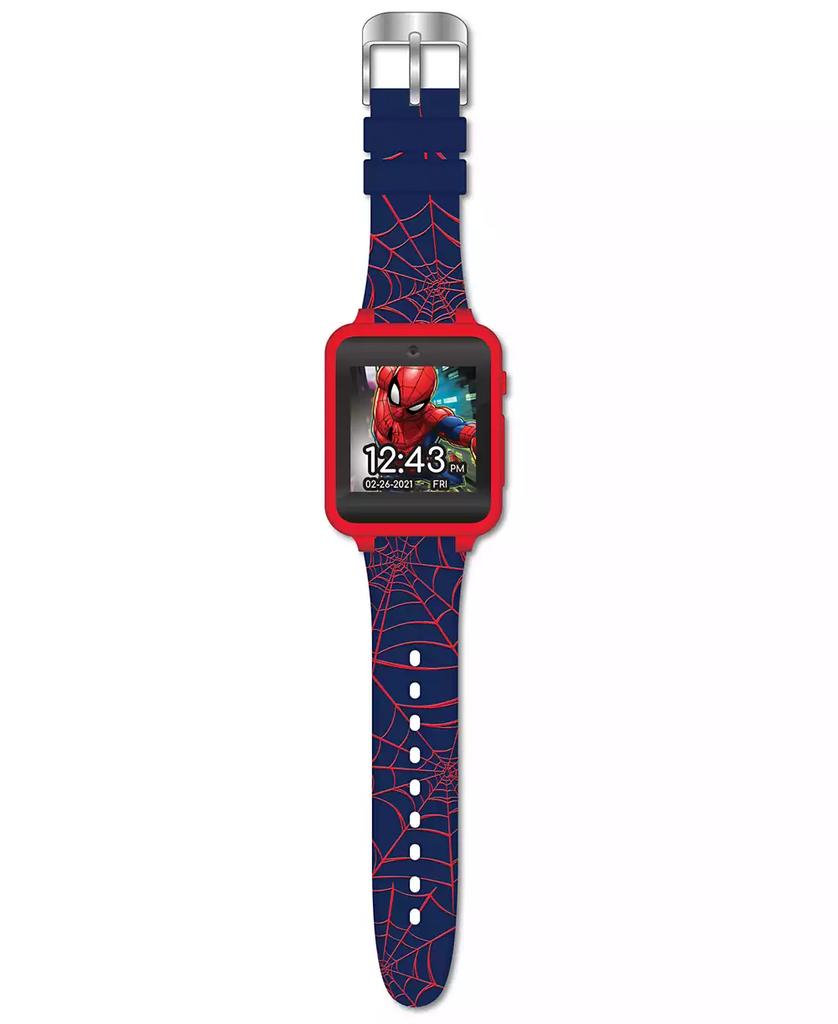 Accutime Kid's Spiderman Black Silicone Strap Smart Watch 46x41mm