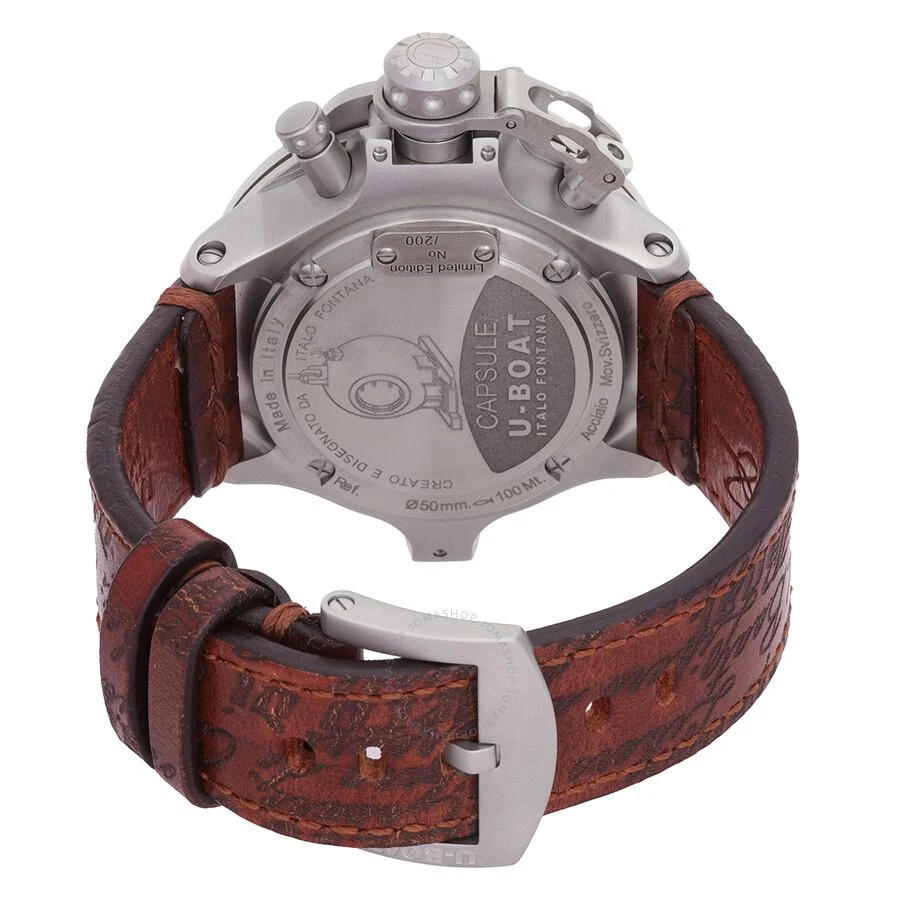 U-Boat Capsule Automatic Black Dial Men's Watch 8807 3
