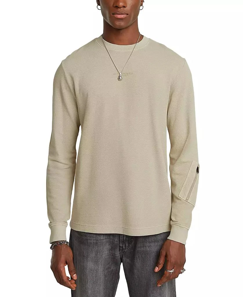 G-Star Men's Relaxed Fit Overdyed Long Sleeve Crewneck T-Shirt 1