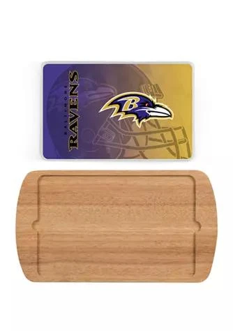Toscana NFL Baltimore Ravens Billboard Glass Top Serving Tray