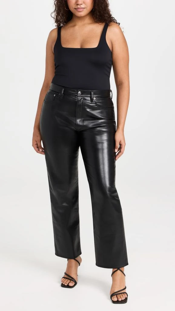AGOLDE Recycled Leather Fitted '90s Pants 9