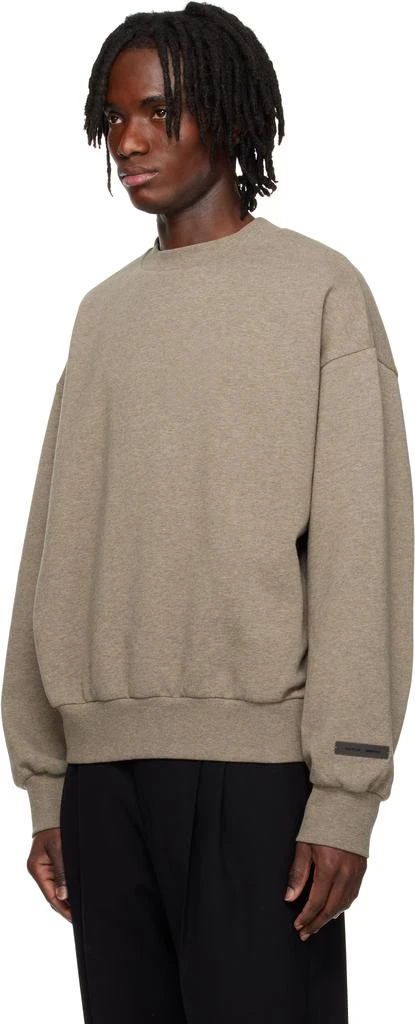 Essentials Gray Classic Crewneck Sweatshirt 4