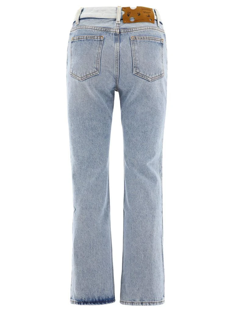 Off-White Off-White Mid-Rise Cropped Jeans 2