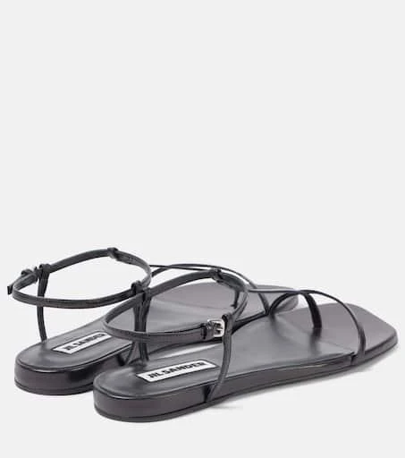 Jil Sander Leather thong sandals 2