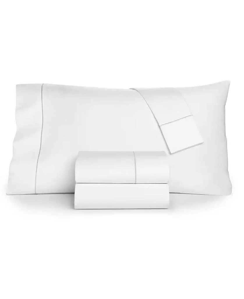 Charter Club Solid Hem 550 Thread Count 100% Cotton 3-Pc. Sheet Set, Twin, Exclusively at Macy’s
