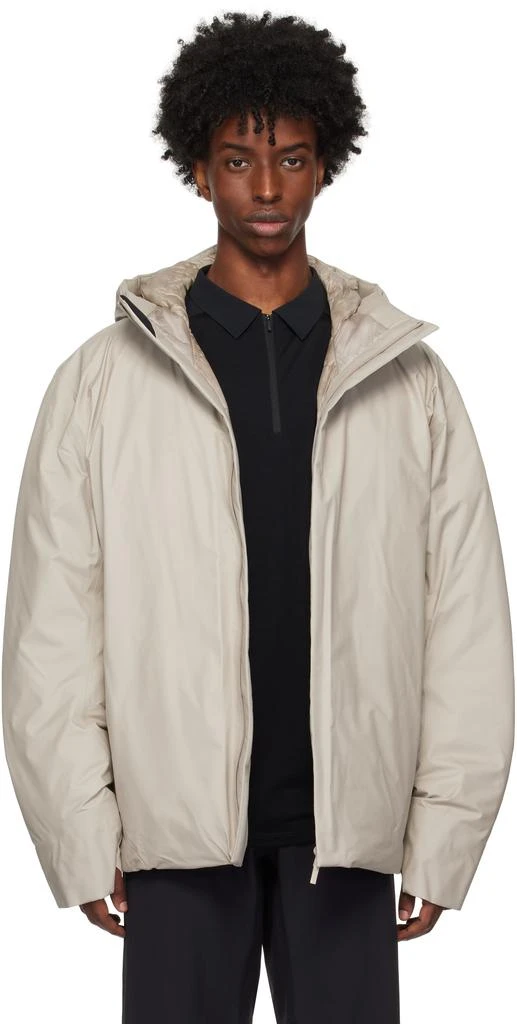 Veilance Beige Altus Down Jacket 1