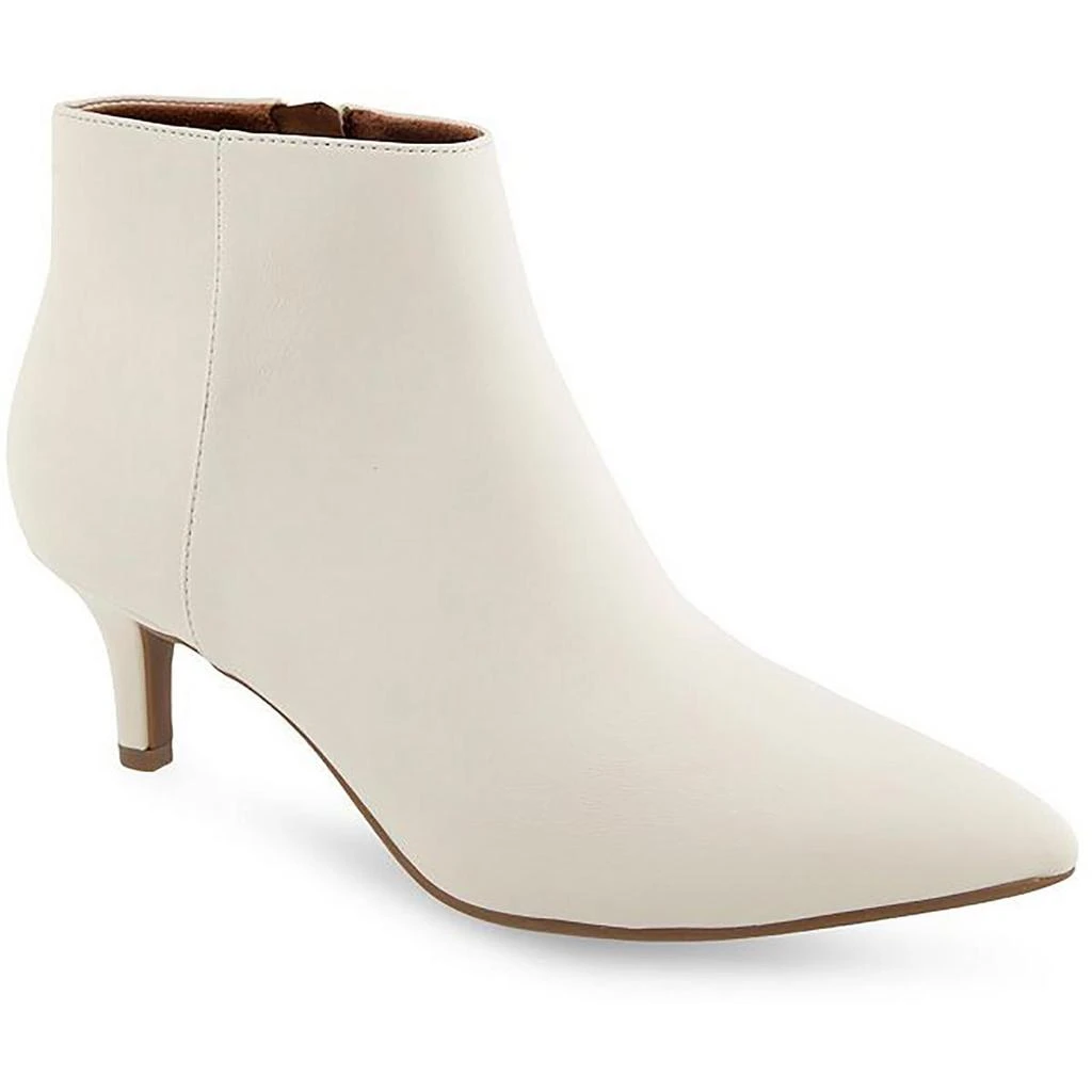 Aerosoles Edith Womens Faux Leather Ankle Booties 7