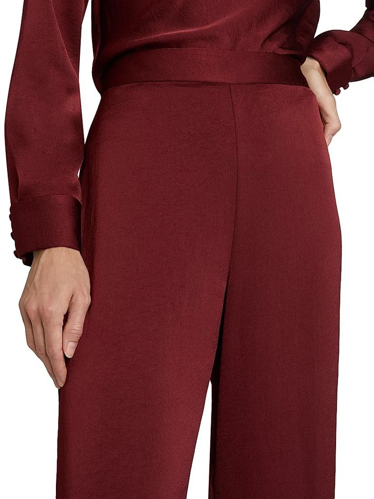 LELA ROSE Satin Wide-Leg Pants 6