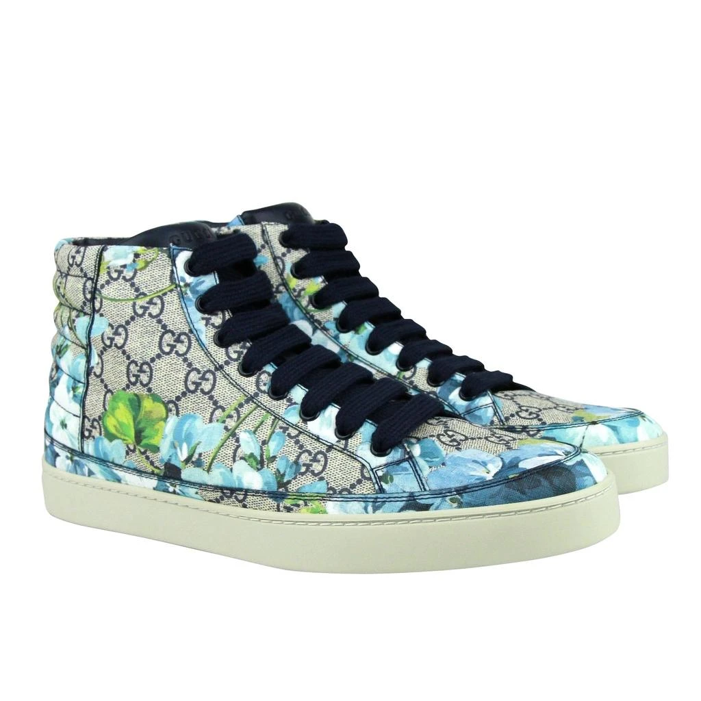 Gucci Men's Bloom Print Supreme GG  Canvas Hi Top Sneaker Shoes 4