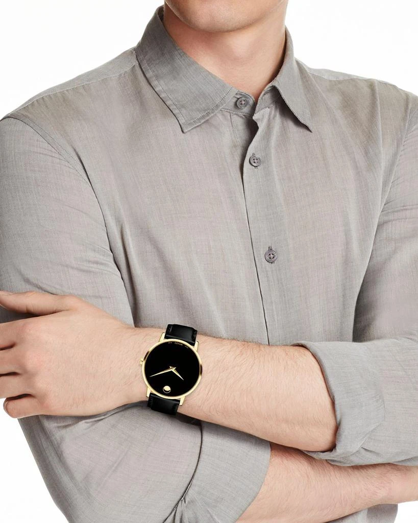 Movado Museum Classic Yellow Gold-Tone Case Watch, 40mm 4