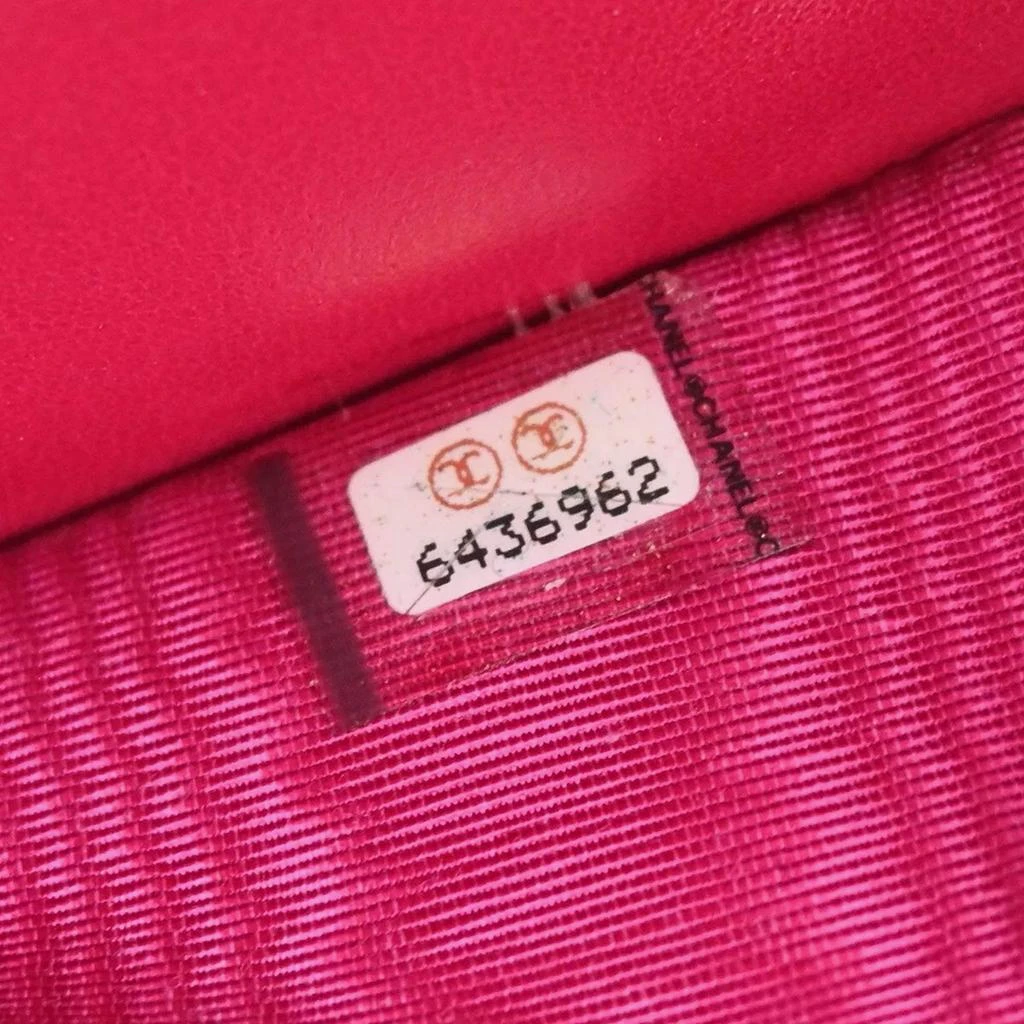 Chanel Chanel Pink Calfskin Bifold Wallet 6