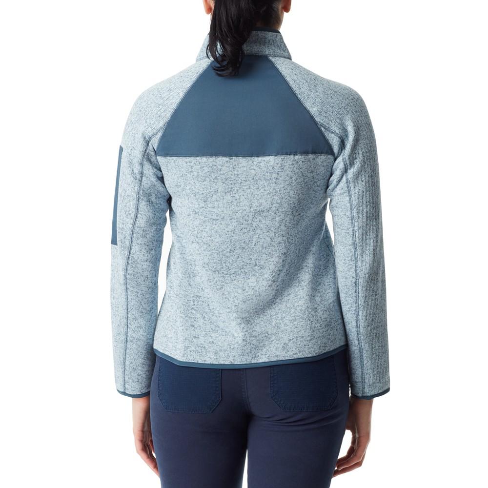 BASS OUTDOOR Women's Mixed-Media Pullover Sweater