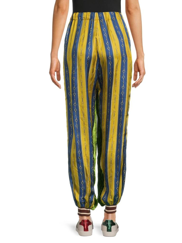 Gucci Elasticized Mixed-Media Joggers 3