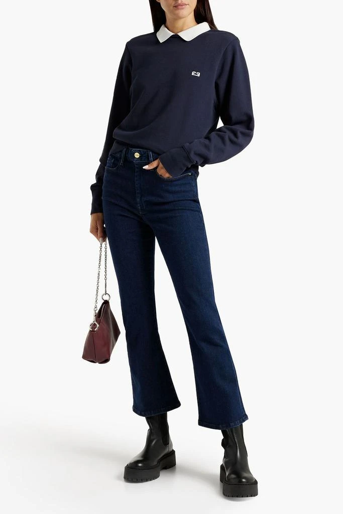 FRAME Le Crop Mini Boot cropped mid-rise bootcut jeans 2