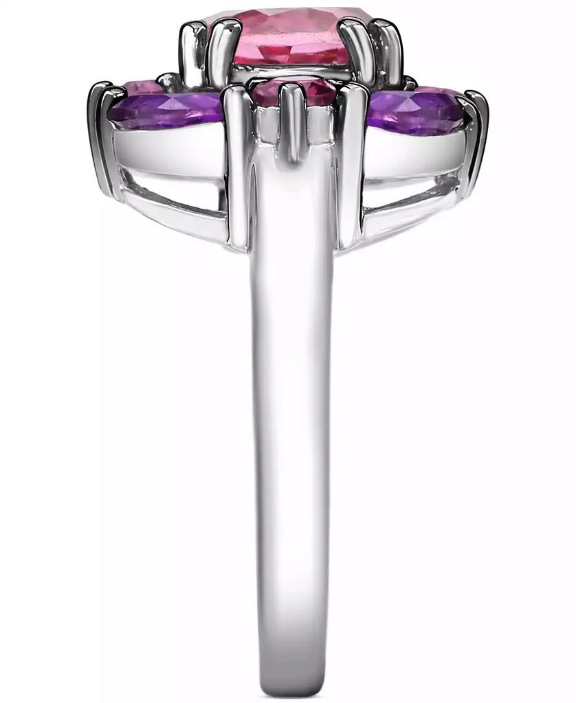Macy
s Multi-Gemstone Cluster Ring (3-7/8 ct. t.w.) in Sterling Silver 5
