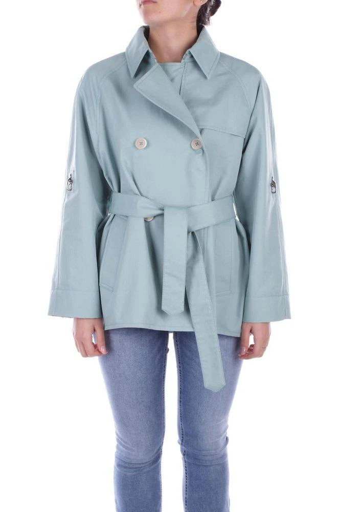 FAY Fay Double-Breasted Belted Trench Coat