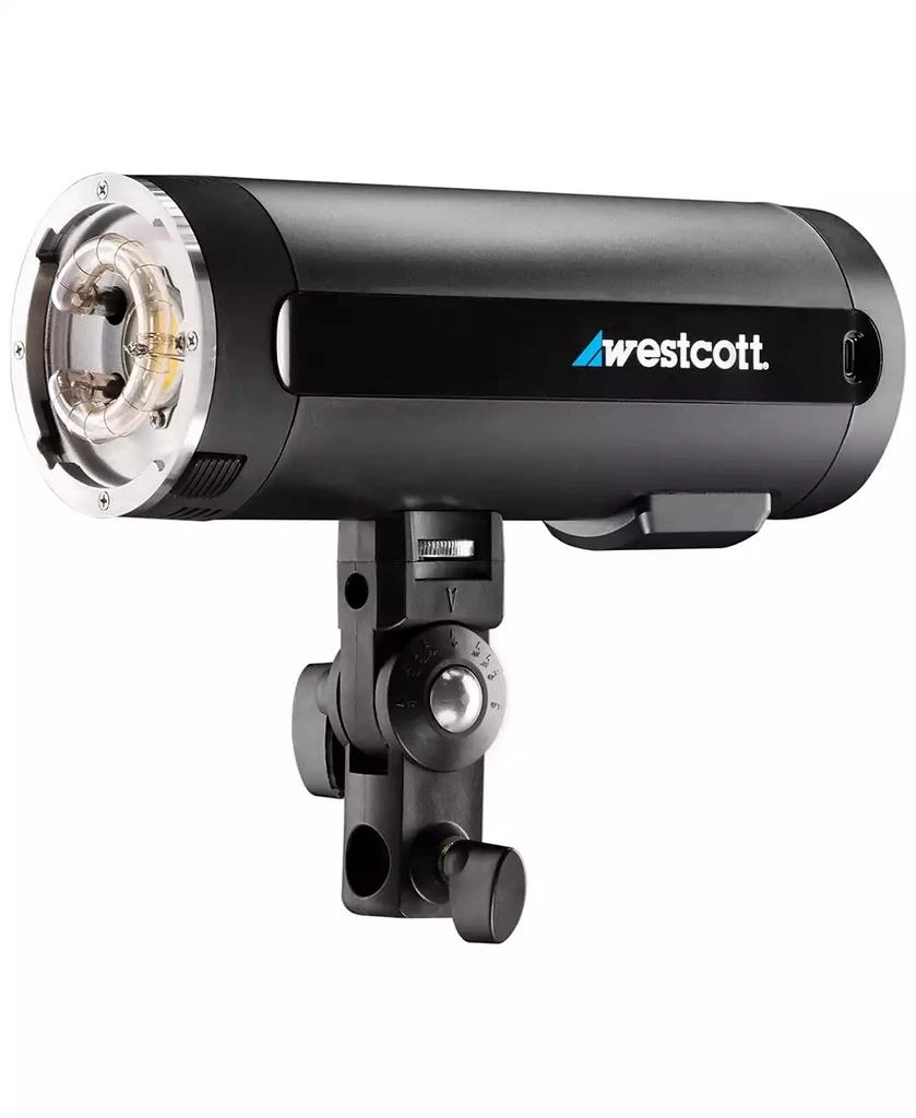 Westcott Westcott FJ200 Round Head Pocket Strobe with 1.3 sec. Recycle Time, TTL, HSS and Includes Tilter Bracket, 30-Degree Honeycomb Grid with Gel 7