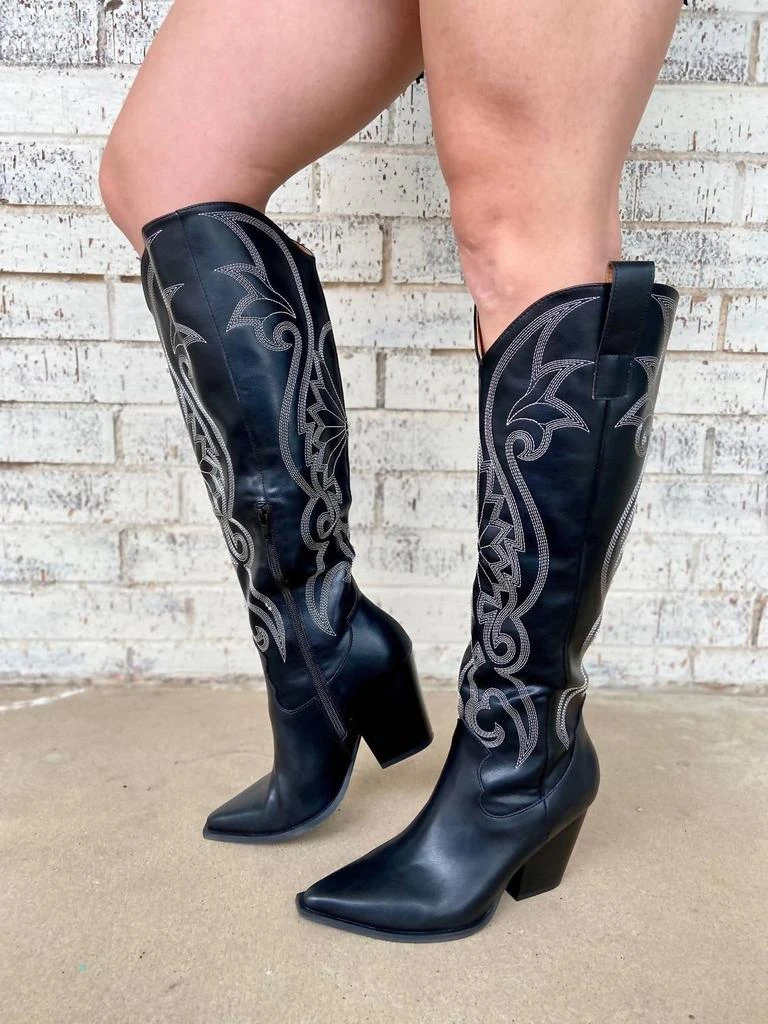 Let's See Style Women's Dance The Night Away Boots In Black 2