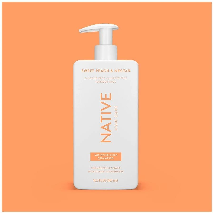 Native Moisturizing Shampoo, Sulfate Free, for Women and Men Sweet Peach 
Nectar 3