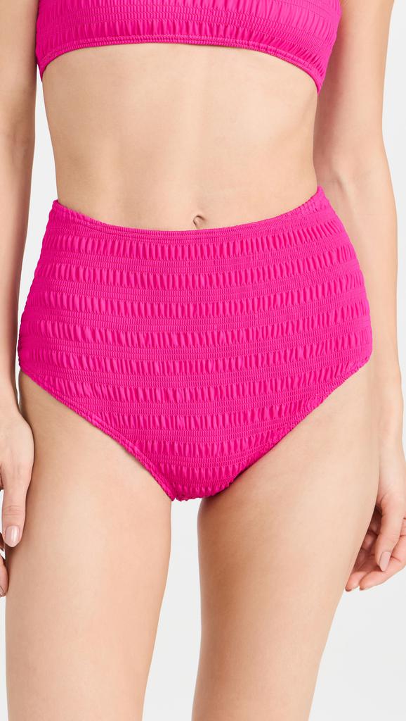 Sea Core Smocked Bikini Bottoms